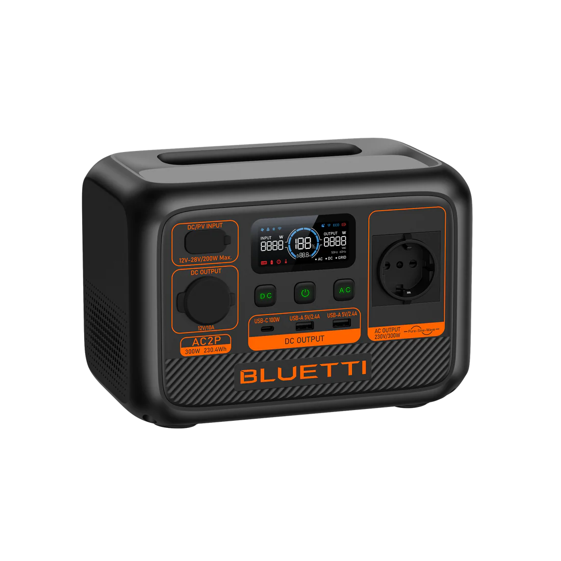 Bluetti AC2P portable solar power station