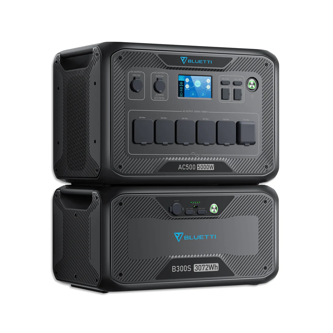 Bluetti AC500 + B300S portable solar generator / home battery backup / off-grid solar generator