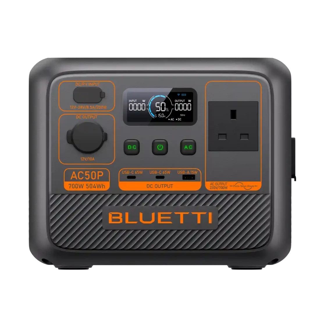 New: Bluetti AC50P portable solar power station 700W / 504Wh