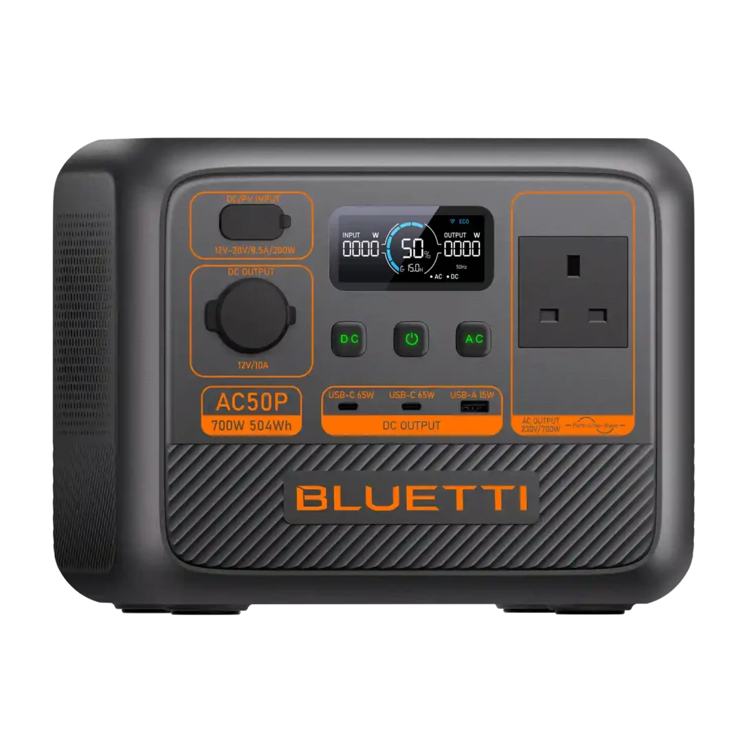 New: Bluetti AC50P portable solar power station 700W / 504Wh