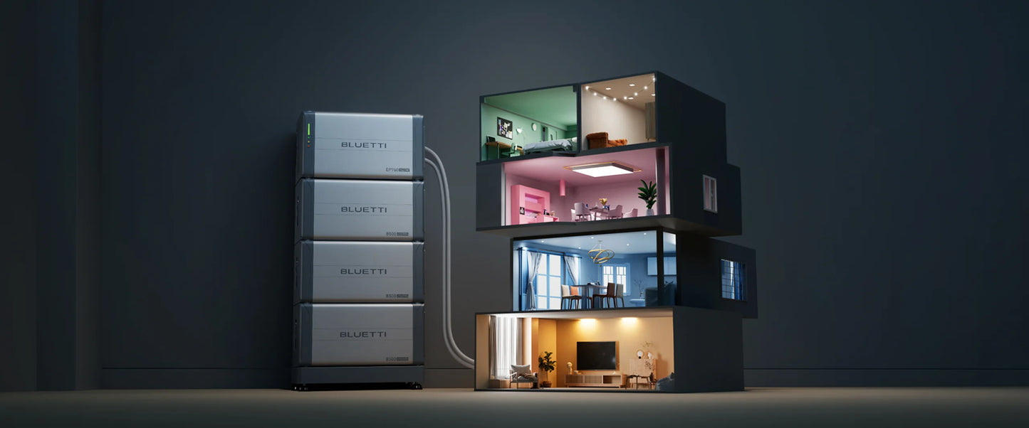 Bluetti EP760 off-grid power system 7.6kW / 9.92kWh