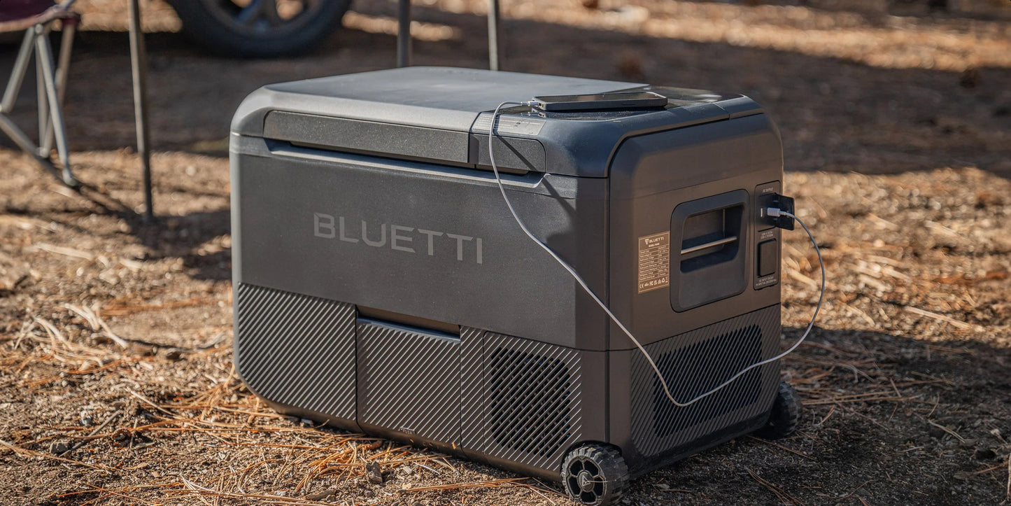 Ultimate camping combo: Multicooler + AC180T power station + MP200 solar panel