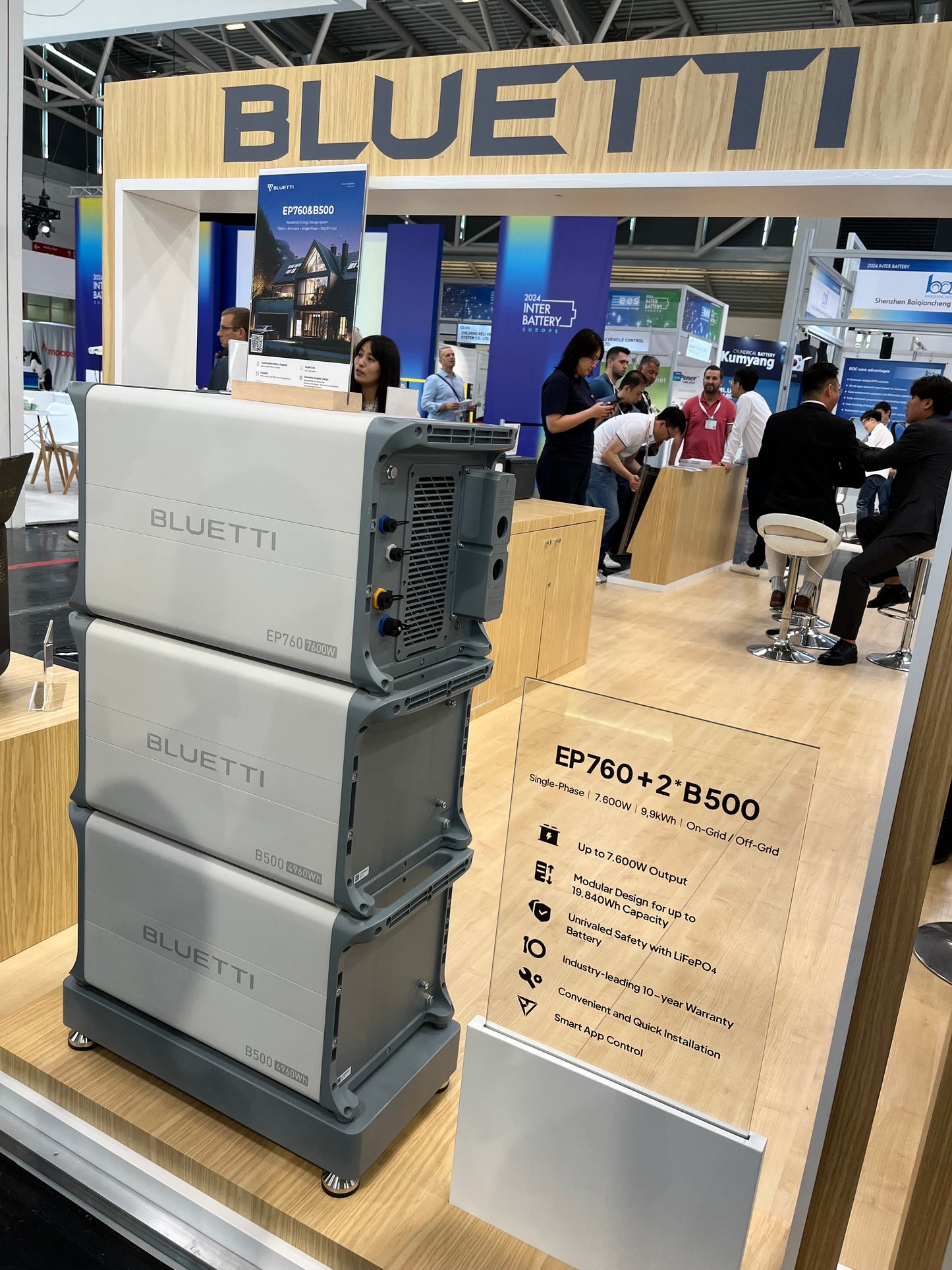 Bluetti EP760 off-grid power system 7.6kW / 9.92kWh