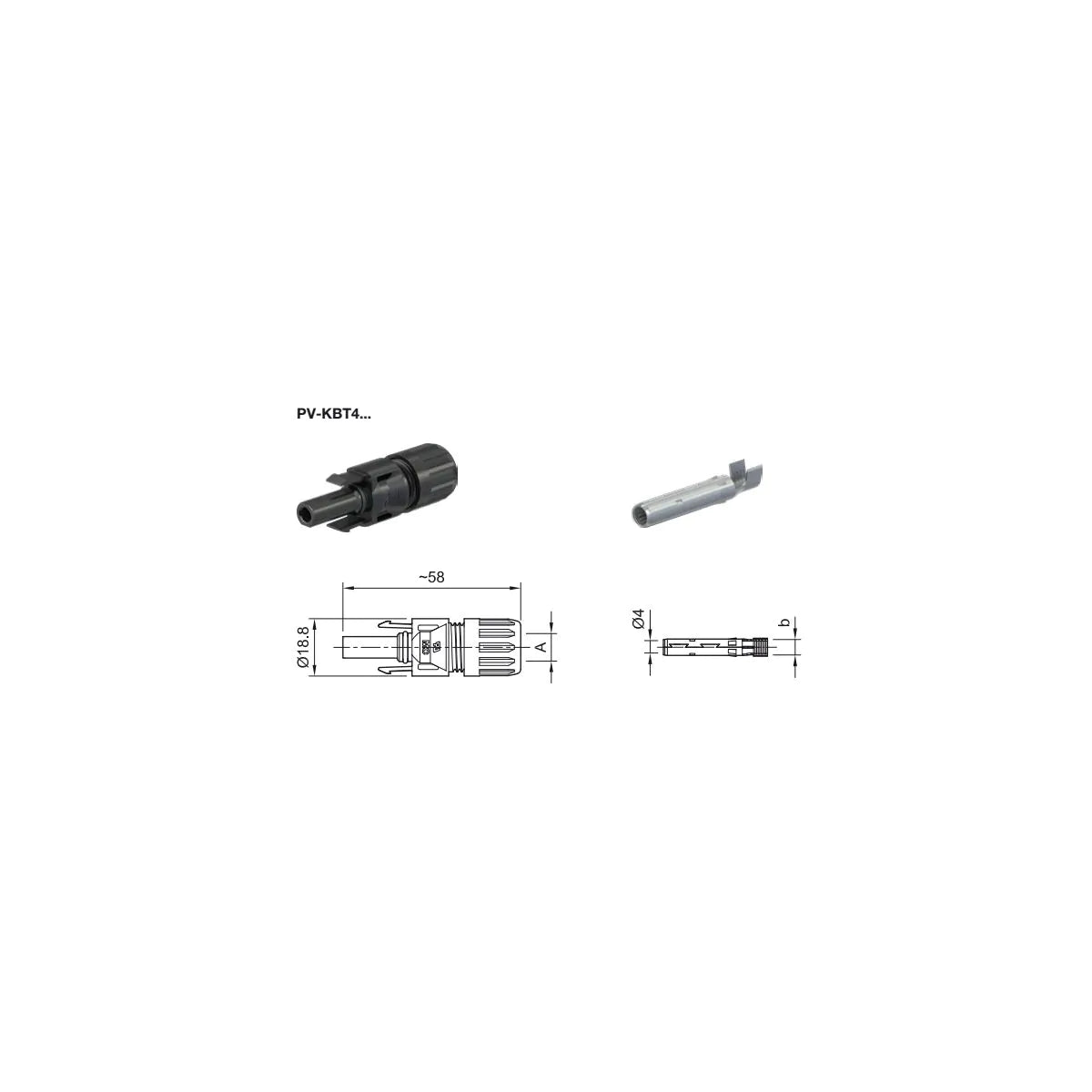 MC4 connectors set