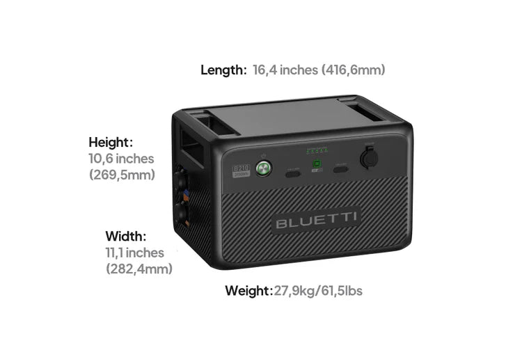 Bluetti B210 expansion battery for AC240P and AC200PL