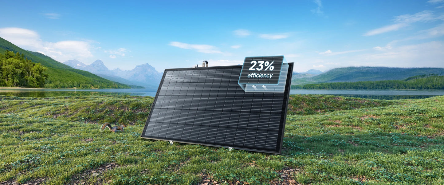 Bluetti BFPV 255W lightweight flexible solar panel with fixed frame