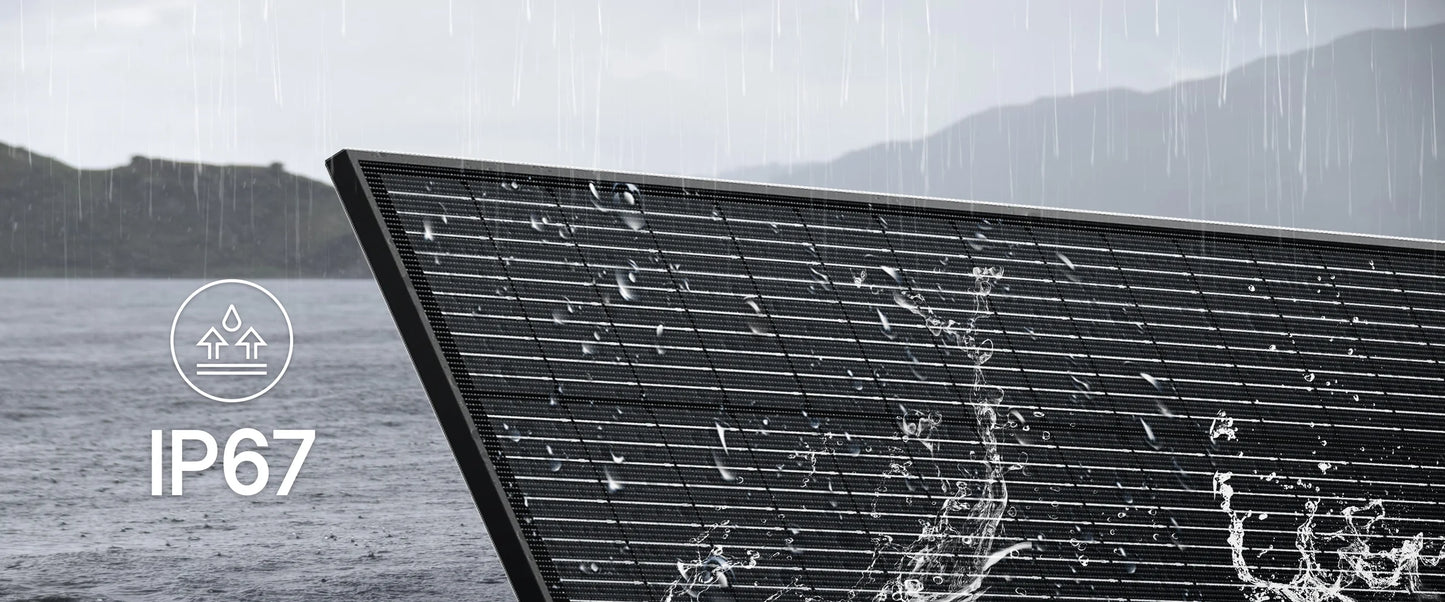 Bluetti BFPV 255W lightweight flexible solar panel with fixed frame