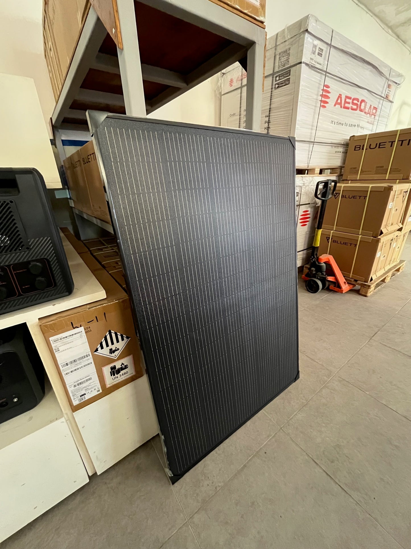 Bluetti BFPV 255W lightweight flexible solar panel with fixed frame