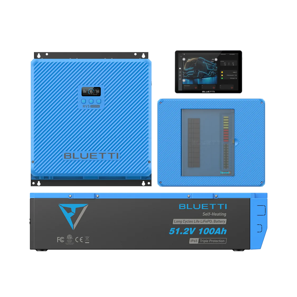Ultimate Power for your RV, Boat or Cabin: RV5+B4810+Epanel+Epad