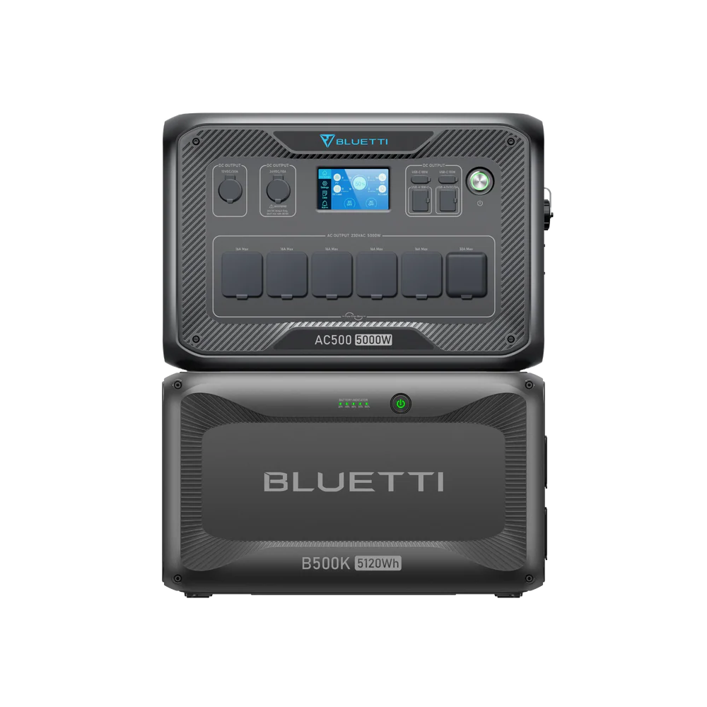 Bluetti AC500 + B500K solar generator