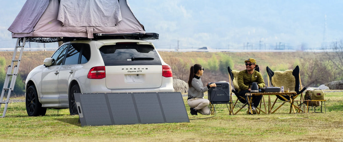 Bluetti 200W foldable solar panel - IP67 water-resistant and dust-proof